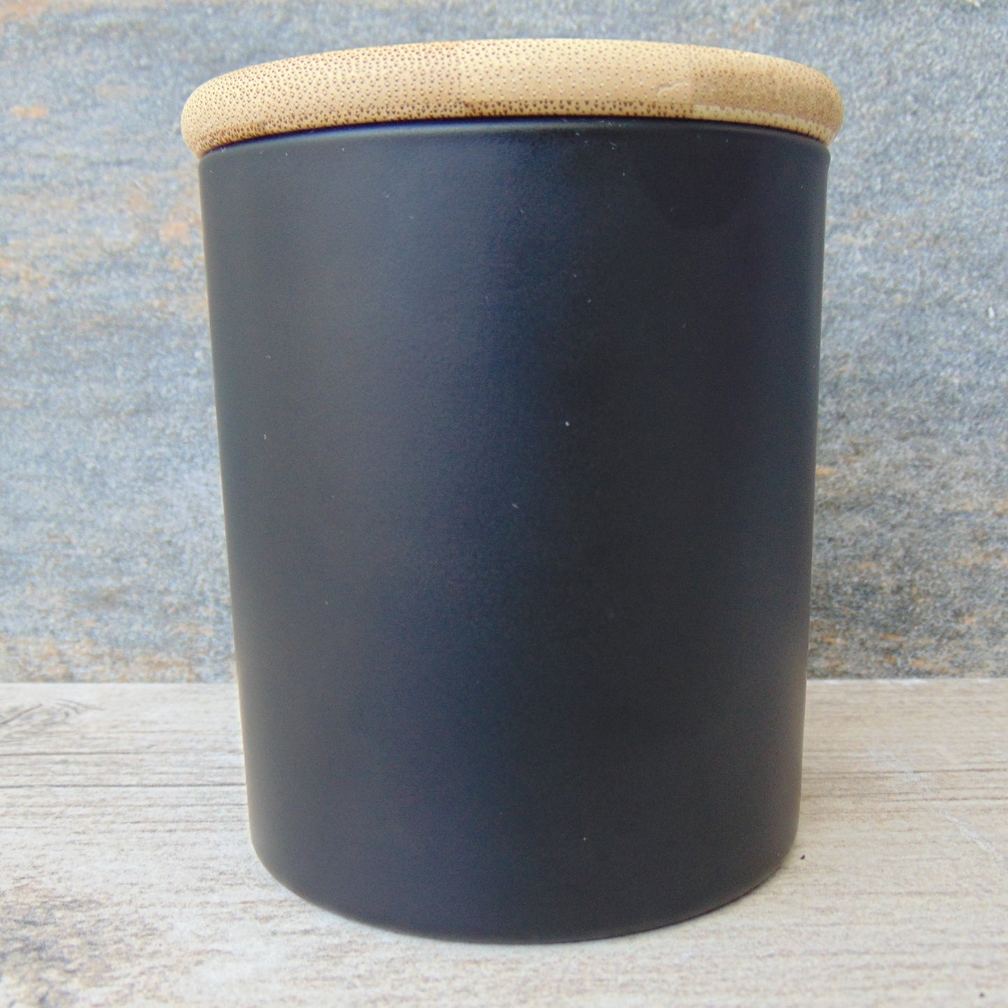 Candle Jar - Matte Black 14oz Candle Jar with Lid Vela Jars