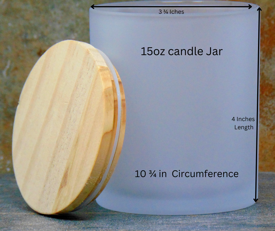 Matte White Glass Candle Jar 15oz – Vela Jars