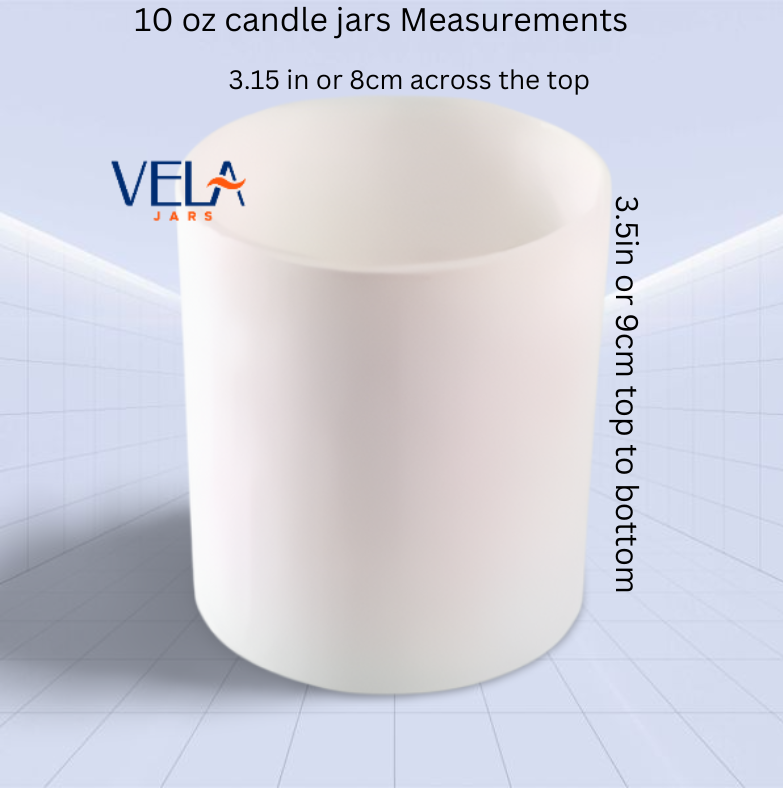 Frosted White Candle Jar 15oz - Bundle of 5 – Vela Jars